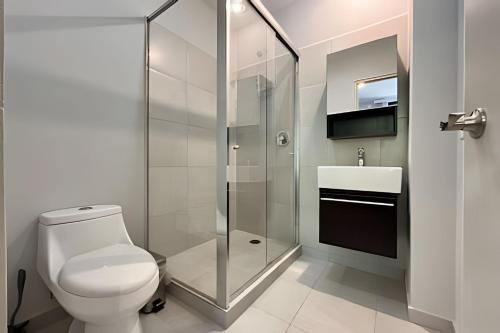 Koupelna v ubytování Comfortable place in Playa