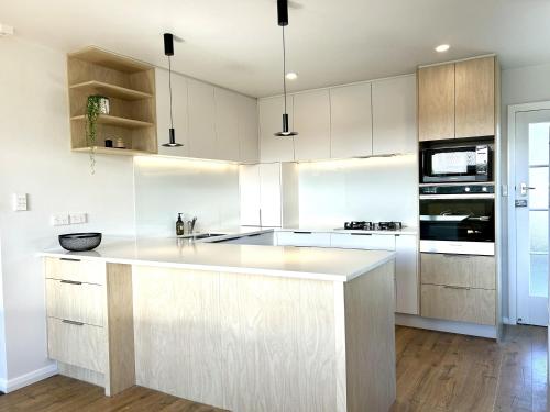 Dapur atau dapur kecil di Tresco Apartments