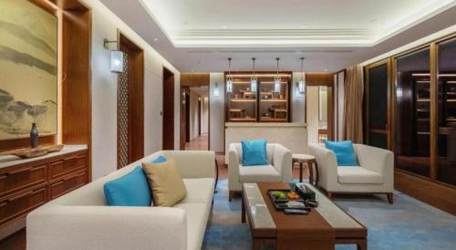 Ruang duduk di Pingtian Bandao Hotel