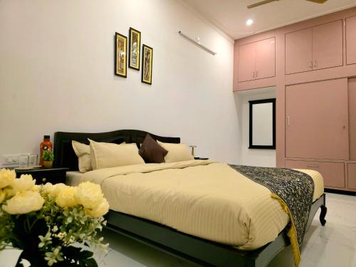 En eller flere senge i et værelse på Solasta