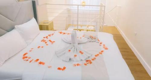 Palms La Union Beachfront Suitesにあるベッド