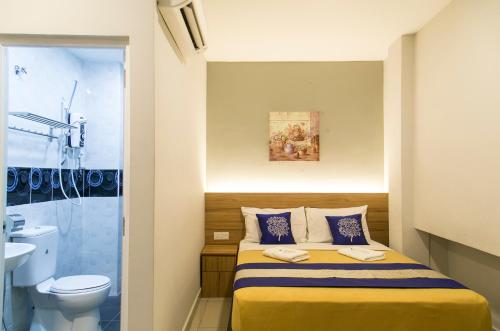 Koupelna v ubytování Lavana Hotel Batu Caves