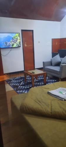 Posezení v ubytování Cabin Wetan Kali 03