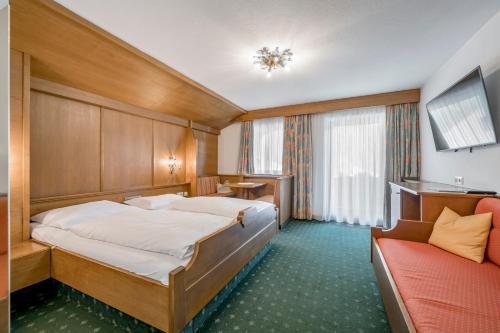 Hotel Almhofにあるベッド
