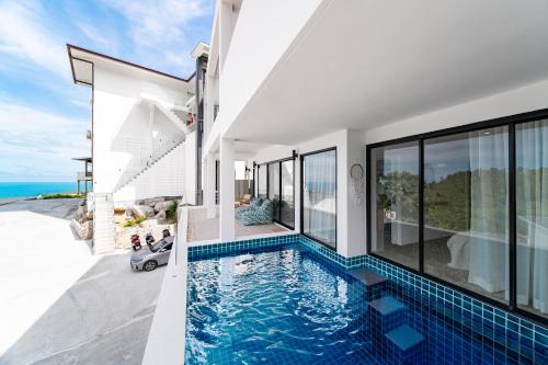 an image of a swimming pool in a house at 2BR Emerald Villa Private Pool & Sea View B30-1 in Amphoe Koh Samui