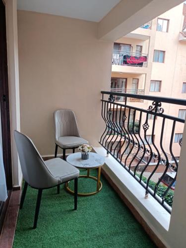 Balkón nebo terasa v ubytování Indesign makumbi Apartment