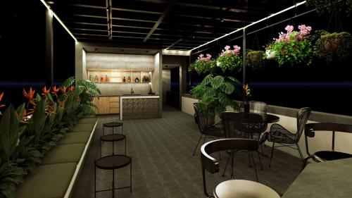 Χώρος καθιστικού στο Sok Hotel And Coffee Siem Reap