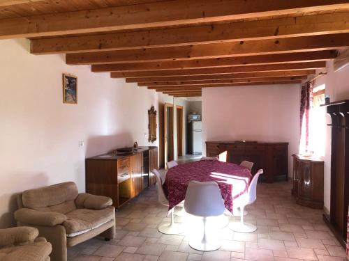 Χώρος καθιστικού στο B&B del Mazarol