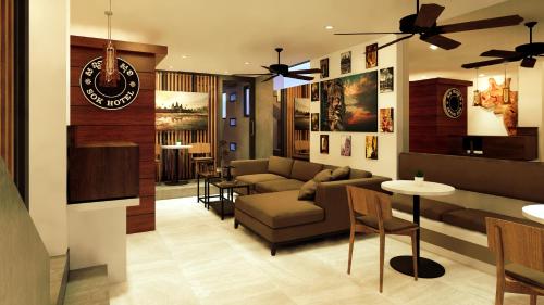 Χώρος καθιστικού στο Sok Hotel And Coffee Siem Reap