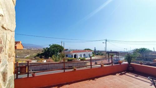a view from the balcony of a house at Villa Mery in Charco del Pino