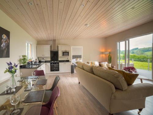 Dapur atau dapur kecil di Barn Owl Lodge-Qu7487