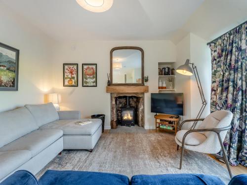 Et opholdsområde på Newbigging Farm Cottage