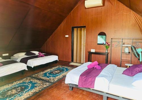 Ένα ή περισσότερα κρεβάτια σε δωμάτιο στο Dnamie Glamping - Lux Tent