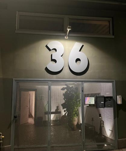 a sign on the front of a building at LoftDesign in Verona