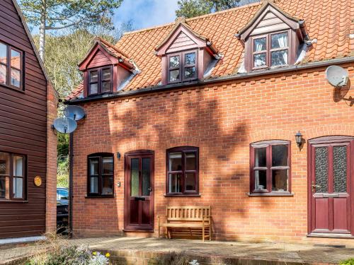 Bygningen som feriehuset ligger i