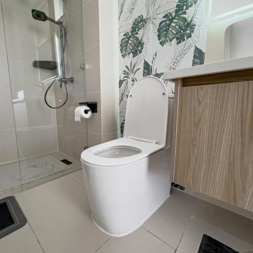 Koupelna v ubytování Indesign makumbi Apartment