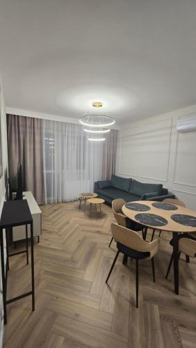 Χώρος καθιστικού στο Prestige Apartment Oława