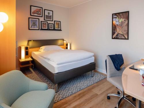 Katil atau katil-katil dalam bilik di Mercure Hotel Bochum City