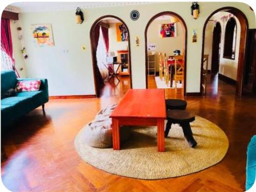 Χώρος καθιστικού στο Giving Hands Homestay