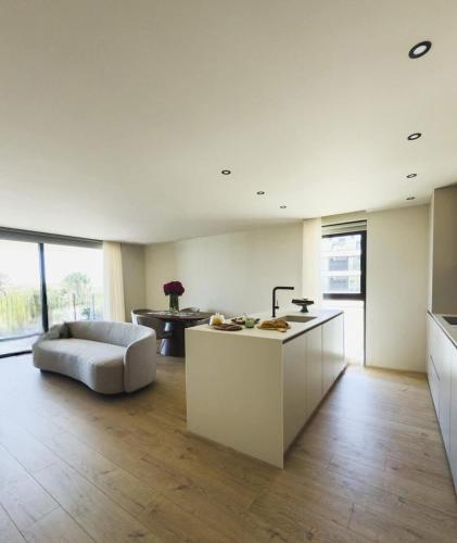 Χώρος καθιστικού στο Sunset Apartment,