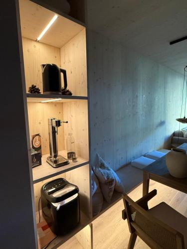 Kuchyň nebo kuchyňský kout v ubytování Das SeeQuartier - Ein Ort zum Genießen - Luxuriös und BrandNEU