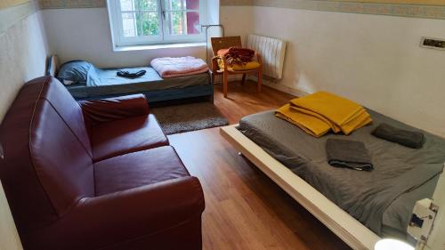 O zonă de relaxare la Grande maison dans la cité médiévale de Besse