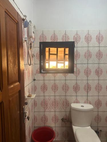 Et badeværelse på Colbel appartement