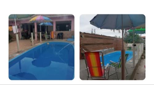 Bazén v ubytování Casa na praia Paraná nebo v jeho okolí
