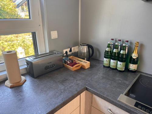 Kuchyň nebo kuchyňský kout v ubytování Stylisch Villa in Hannover Isernhagen