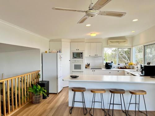 Cuina o zona de cuina de Te Aroha Hideaway Anglesea