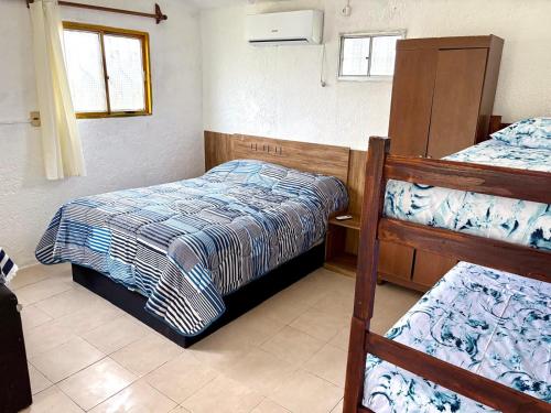Postel nebo postele na pokoji v ubytování Il Mare Blu - Monoambiente completo
