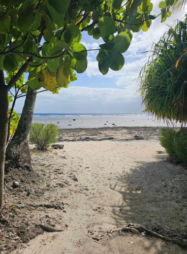 Rangiroa Maison entière privée 1 chambre 4 personnes climatisée