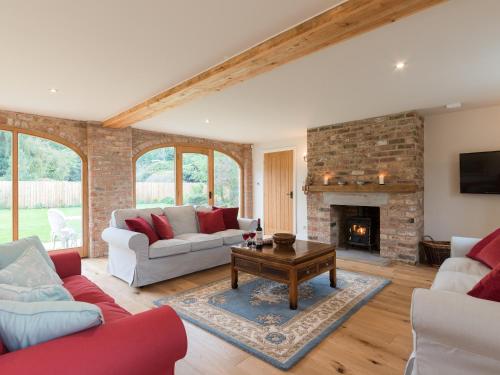 O zonă de relaxare la White Lodge Cottage