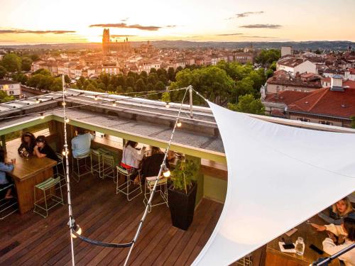 Nespecifikovaný výhled na destinaci Albi nebo výhled na město při pohledu z hotelu