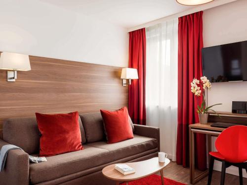 Χώρος καθιστικού στο Aparthotel Adagio La Defense Courbevoie
