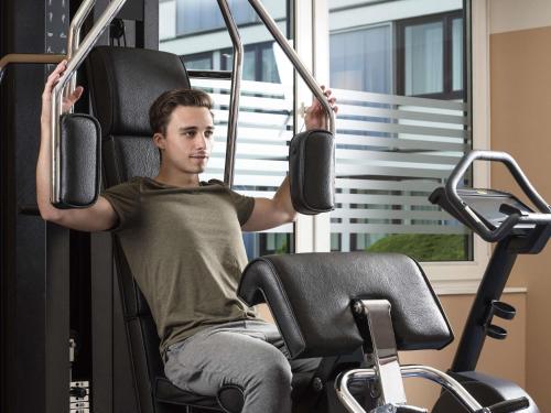Fitness centrum a/nebo fitness zařízení v ubytování Adagio Original Thoiry Genève