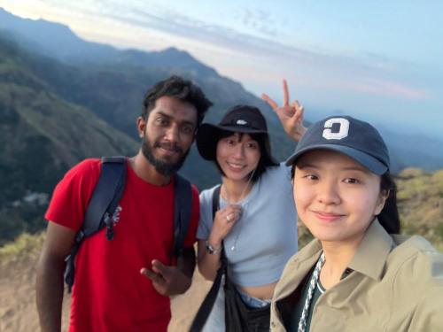 a group of people standing on top of a mountain at Ella Soul Nest Glamping Tent for Nature Lovers in Ella