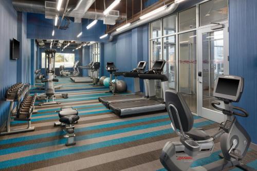 Gimnasio o equipo deportivo en Aloft BWI Baltimore Washington International Airport