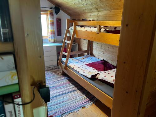 a bunk bed room with two bunk beds in it at Patzberg Liesl in Dorfgastein