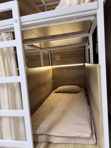 an empty bunk bed in a bunk bed room at UB NEST-guest house in Ulaanbaatar