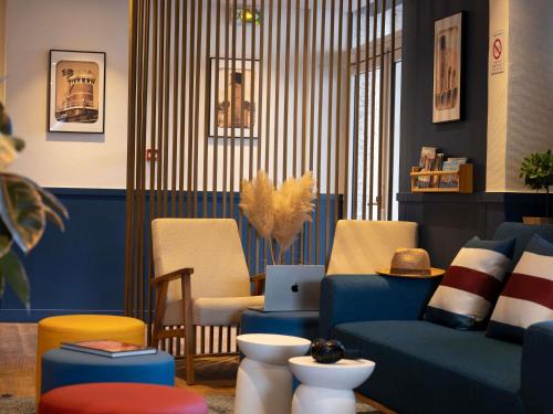 Χώρος καθιστικού στο Ibis Styles Rouen Centre Cathédrale
