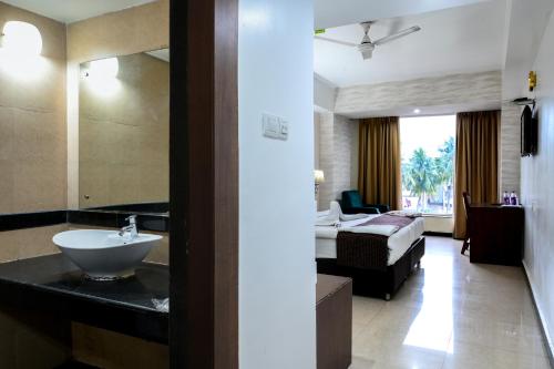 Katil atau katil-katil dalam bilik di Hotel Seetal