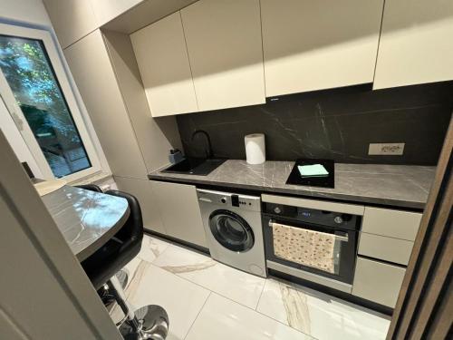 Nhà bếp/bếp nhỏ tại Zlata Vuia Loft Apartments 14