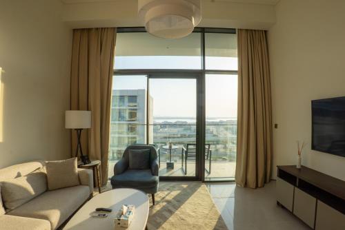 Address Beach Resort Residence Bahrainにあるシーティングエリア