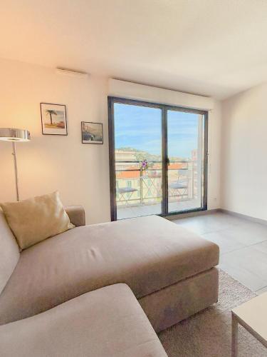Posezení v ubytování Le Paradisio By ApiRent #City Center #Balcony #Air Conditioning