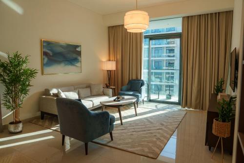 Address Beach Resort Residence Bahrainにあるシーティングエリア