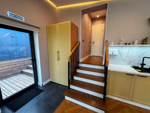 Köök või kööginurk majutusasutuses Qazaq Garden