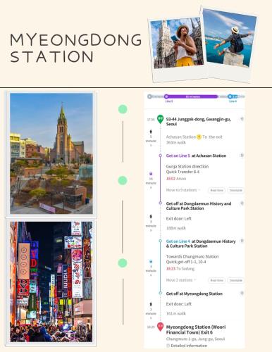 a screenshot of the mykonos station website at Achasan Mountain's Green Forest Han River View a classic 3-room gallery house full of emotions in Seoul