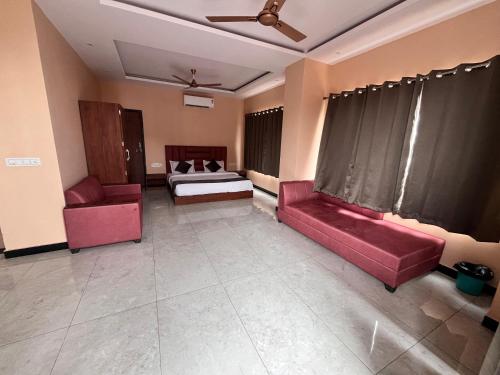 Posezení v ubytování Hotel Prayag Residency