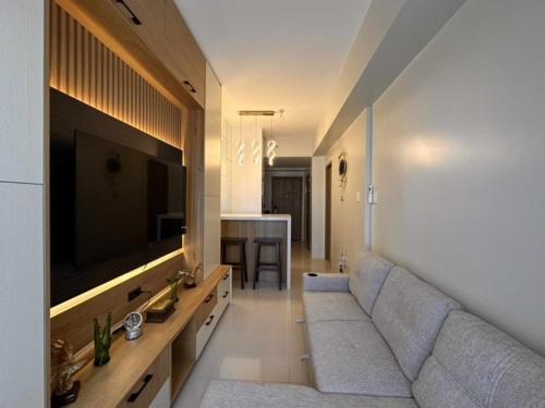 TV a/nebo společenská místnost v ubytování Eu & El Condo